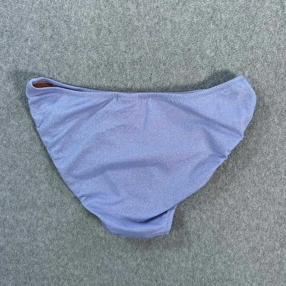 Crewcuts J.Crew Purple Shimmer Bikini Bottom Swimsuit Girls Size 14 BY073